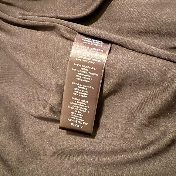 Thursday Bomber Jacket Size Medium Lamb Leather New - Picture 10 of 12